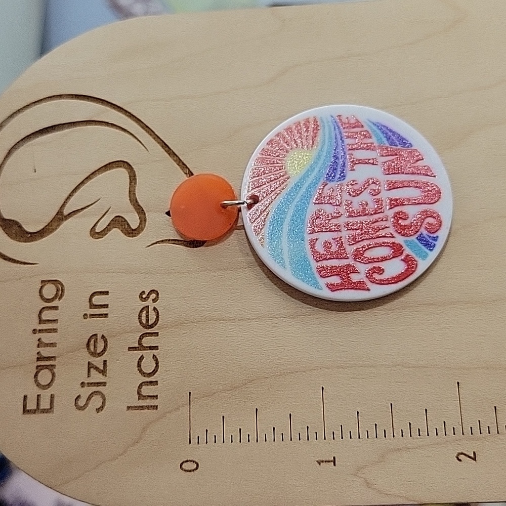 🔥LAST PAIR🔥 Sunshine Summer Drop Earrings - Picture 4 of 6